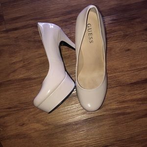Guess platforms heels